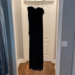 New!! Never worn with tags. Strapless black dress